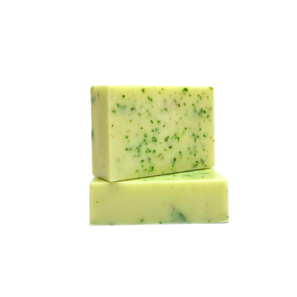 Neem and Tulsi Handmade Herbal Soap with Aroma of Natural Almond & Coconut Oil - Image 2