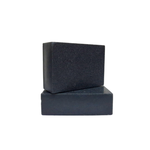 Activated Charcoal Handmade Beauty Soap with Natural Aloe Vera & Aroma of Almond Oil - Image 2